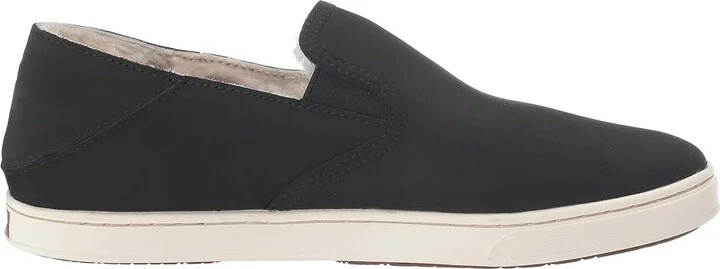 OluKai Pehuea Heu Women's Shoes Lava Rock/Lava Rock : 11 B - Medium, Leather - Image 8