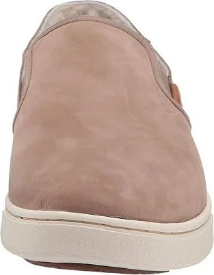 OluKai Pehuea Heu Women's Shoes Taupe Grey/Taupe Grey : 5 B - Medium, Leather - Image 6