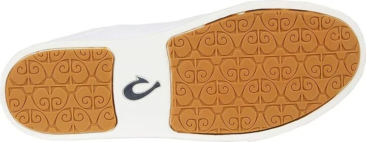 OluKai Pehuea Li Ili Women's Shoes White/White : 5 B - Medium, Leather - Image 3