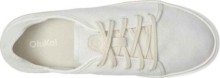 OluKai Pehuea Li Women's Shoes Bright White/White Sand : 9.5 B - Medium, Synthetic/Textile - Image 2