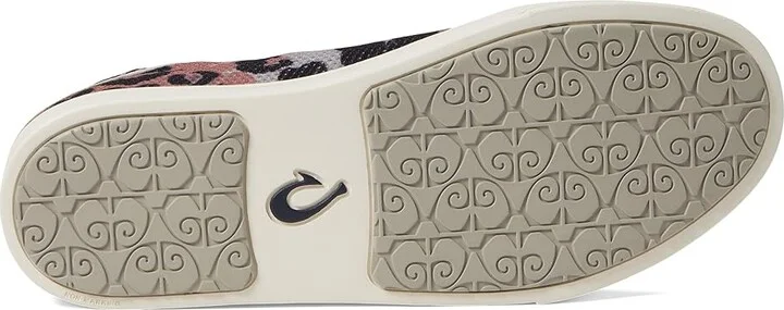 OluKai Pehuea Li Women's Shoes Cloudy/Pa'i : 5 B - Medium, Leather/Rubber/Suede - Image 3