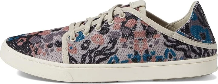 OluKai Pehuea Li Women's Shoes Cloudy/Pa'i : 5 B - Medium, Leather/Rubber/Suede - Image 6