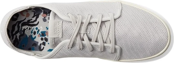 OluKai Pehuea Li Women's Shoes Mist Grey/Mist Grey : 6 B - Medium, Leather/Rubber/Suede - Image 2