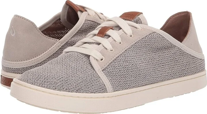 OluKai Pehuea Li Women's Shoes Tapa/Tapa : 5 B - Medium, Synthetic/Textile