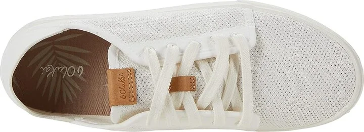 OluKai Pehuea Li Women's Shoes White/White : 5 B - Medium, Synthetic/Textile - Image 2