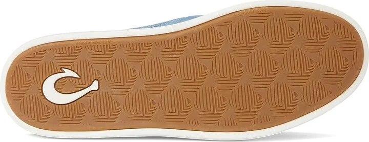 OluKai Pehuea Luxe Women's Shoes Blissful Blue / Blissful Blue : 5 B - Medium, Suede - Image 3
