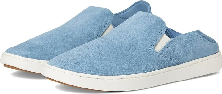 OluKai Pehuea Luxe Women's Shoes Blissful Blue / Blissful Blue : 5 B - Medium, Suede