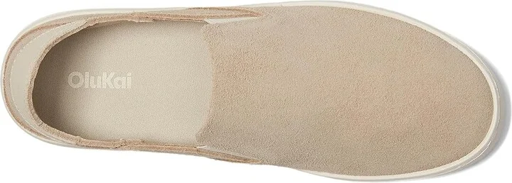 OluKai Pehuea Luxe Women's Shoes Tapa/Tapa : 8 B - Medium, Suede - Image 2