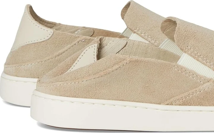 OluKai Pehuea Luxe Women's Shoes Tapa/Tapa : 8 B - Medium, Suede - Image 7