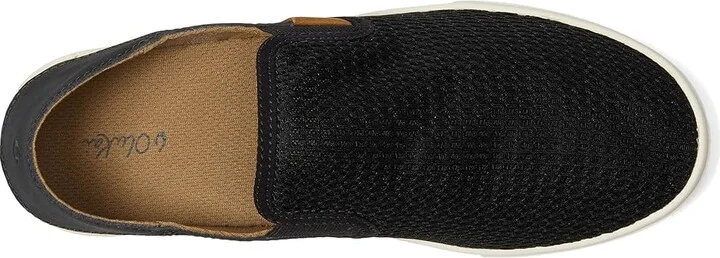 OluKai Pehuea Women's Slip on Shoes Black/Black : 5 B - Medium - Image 3