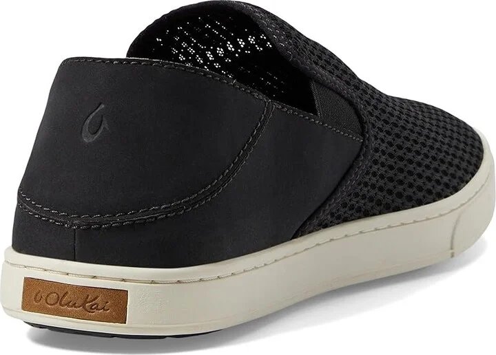 OluKai Pehuea Women's Slip on Shoes Black/Black : 5 B - Medium - Image 5