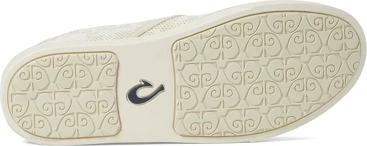 OluKai Pehuea Women's Slip on Shoes Puka/White : 6.5 B - Medium - Image 3