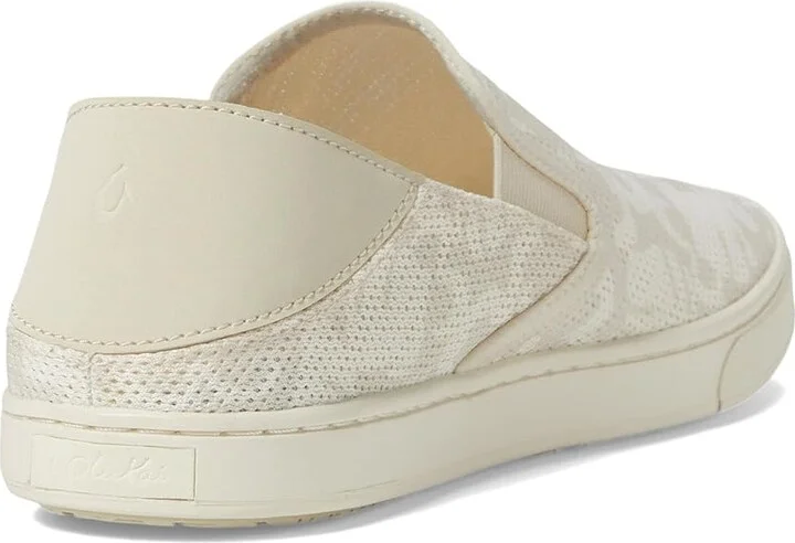 OluKai Pehuea Women's Slip on Shoes Puka/White : 6.5 B - Medium - Image 4