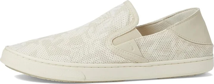 OluKai Pehuea Women's Slip on Shoes Puka/White : 6.5 B - Medium - Image 6