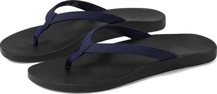 OluKai Puawe Sandal Women's Sandals Deepest Depths/Black : 11 B - Medium, Rubber