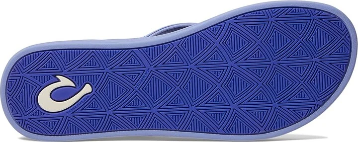 OluKai Puawe Women's Shoes Cloud Blue/Flower : 5 B - Medium, Synthetic - Image 3