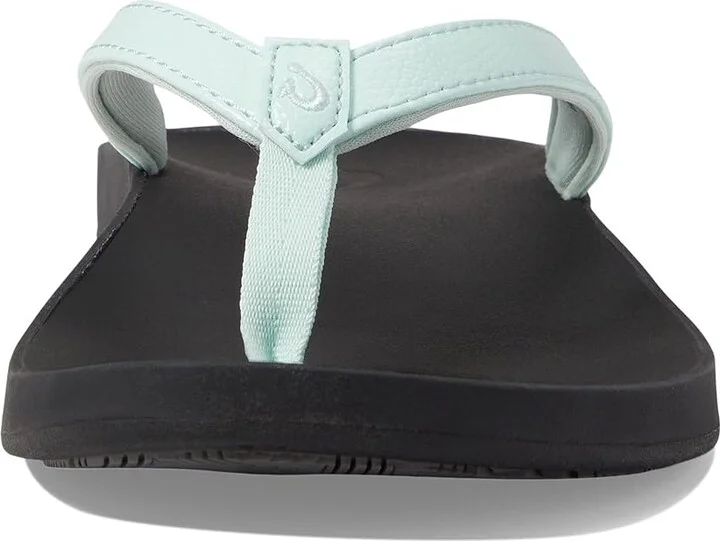 OluKai Puawe Women's Shoes Seaglass/Black : 5 B - Medium, Synthetic - Image 2