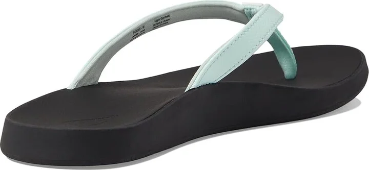 OluKai Puawe Women's Shoes Seaglass/Black : 5 B - Medium, Synthetic - Image 4