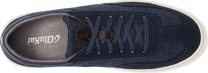 OluKai Puliki Men's Shoes Blue Depth/Vintage Indigo : 7 D - Medium, Leather - Image 2