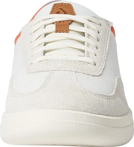OluKai Punini Men's Shoes Off-White/Molten Orange : 7 D - Medium, Leather/Textile - Image 5