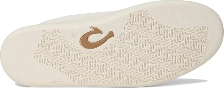 OluKai Punini Men's Shoes White Sand/White Sand : 7 D - Medium, Leather/Textile - Image 3