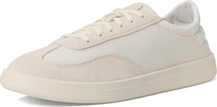 OluKai Punini Men's Shoes White Sand/White Sand : 7 D - Medium, Leather/Textile - Image 5