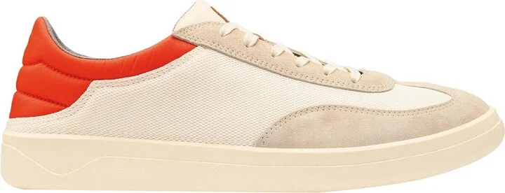 Off White/Molten Orange