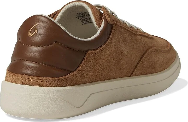 OluKai Punini Suede Men's Shoes Tan/Toffee : 9.5 D - Medium, Leather/Suede - Image 4