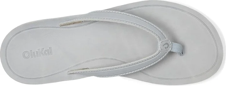 OluKai Southshore Women's Sandals Blue Pearl / Blue Pearl : 11 B - Medium, Leather/Rubber - Image 2