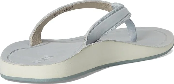 OluKai Southshore Women's Sandals Blue Pearl / Blue Pearl : 11 B - Medium, Leather/Rubber - Image 4