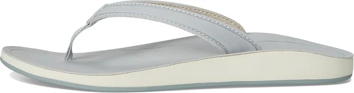 OluKai Southshore Women's Sandals Blue Pearl / Blue Pearl : 11 B - Medium, Leather/Rubber - Image 6