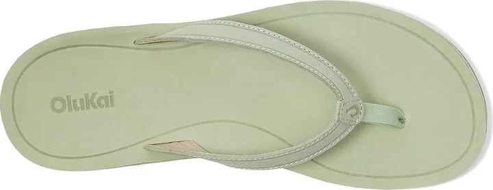 OluKai Southshore Women's Sandals Mint/Mint : 7 B - Medium, Leather/Rubber - Image 2