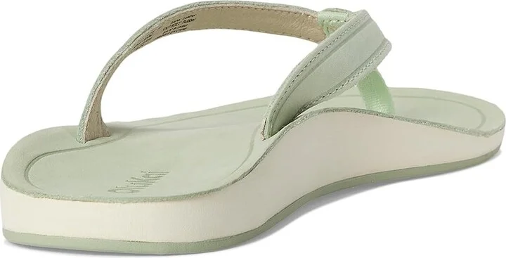OluKai Southshore Women's Sandals Mint/Mint : 7 B - Medium, Leather/Rubber - Image 4