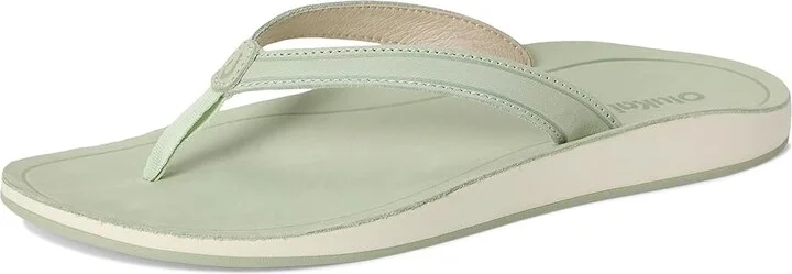 OluKai Southshore Women's Sandals Mint/Mint : 7 B - Medium, Leather/Rubber - Image 5