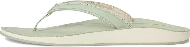 OluKai Southshore Women's Sandals Mint/Mint : 7 B - Medium, Leather/Rubber - Image 6