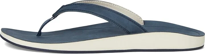 OluKai Southshore Women's Sandals Mood Indigo / Mood Indigo : 10 B - Medium, Leather/Rubber - Image 6