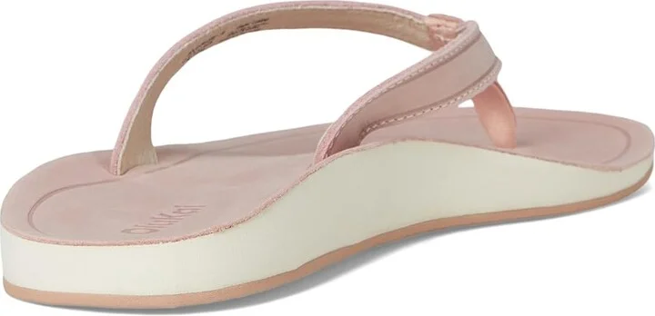 OluKai Southshore Women's Sandals Soft Pink / Soft Pink : 8 B - Medium, Leather/Rubber - Image 4