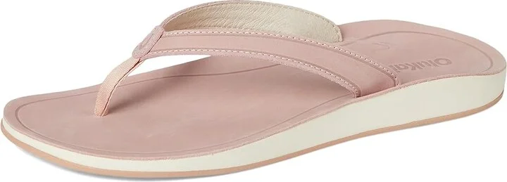 OluKai Southshore Women's Sandals Soft Pink / Soft Pink : 8 B - Medium, Leather/Rubber - Image 5