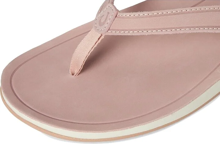 OluKai Southshore Women's Sandals Soft Pink / Soft Pink : 8 B - Medium, Leather/Rubber - Image 7