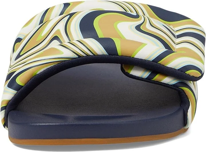 OluKai Sunbeam Slide Sandal Women's Sandals Deepest Depths/Swirl : 5 B - Medium - Image 2