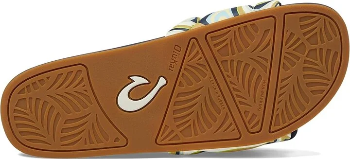 OluKai Sunbeam Slide Sandal Women's Sandals Deepest Depths/Swirl : 5 B - Medium - Image 3