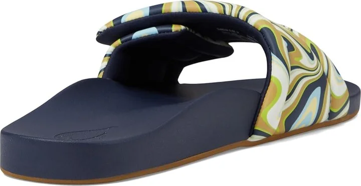 OluKai Sunbeam Slide Sandal Women's Sandals Deepest Depths/Swirl : 5 B - Medium - Image 4