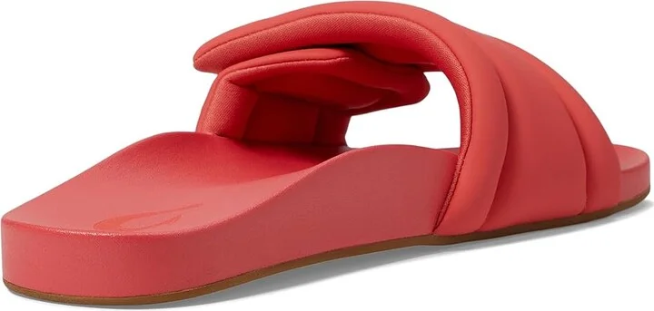 OluKai Sunbeam Slide Women's Shoes Lehua Flower/Lehua Flower : 7 B - Medium, Synthetic - Image 4