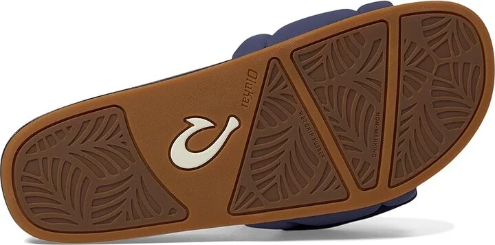 OluKai Sunbeam Slide Women's Shoes Navy/Navy : 7 B - Medium, Synthetic - Image 3