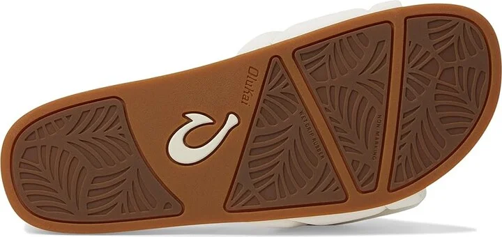 OluKai Sunbeam Slide Women's Shoes Off-White/Off-White : 8 B - Medium, Synthetic - Image 3