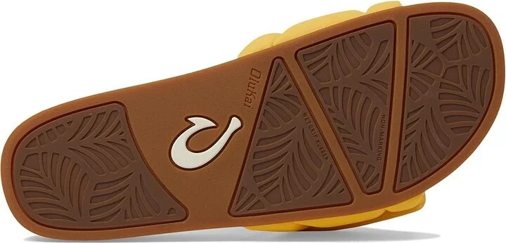 OluKai Sunbeam Slide Women's Shoes Solar Glow/Solar Glow : 5 B - Medium, Synthetic - Image 3