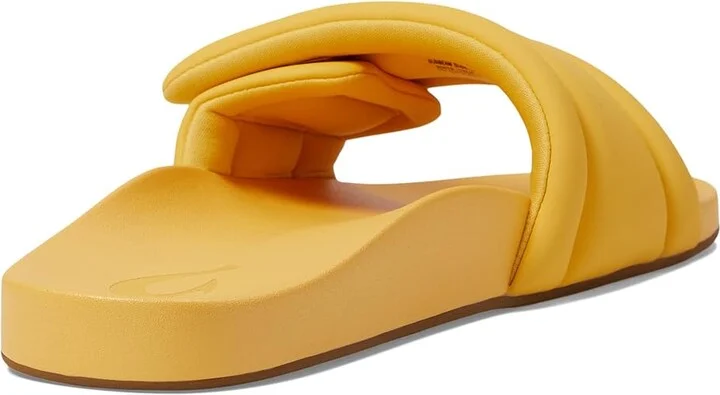 OluKai Sunbeam Slide Women's Shoes Solar Glow/Solar Glow : 5 B - Medium, Synthetic - Image 4