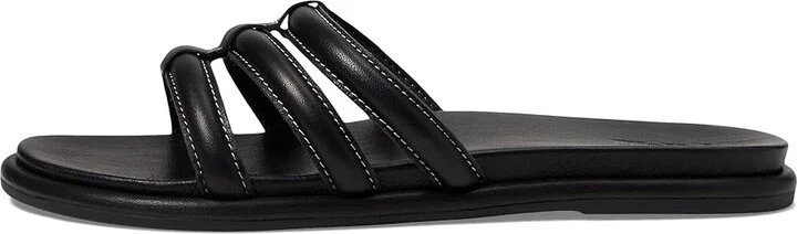 OluKai Tiare Slide Women's Shoes Black/Black : 5 B - Medium, Leather - Image 5