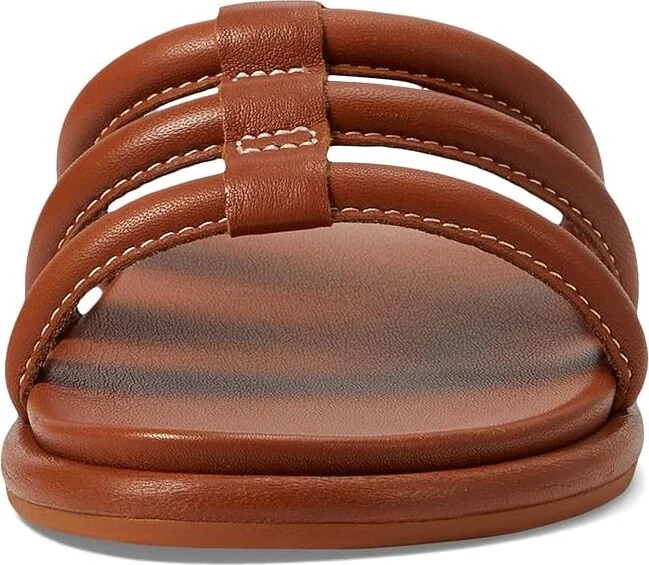 OluKai Tiare Slide Women's Shoes Fox/Fox : 5 B - Medium, Leather - Image 2