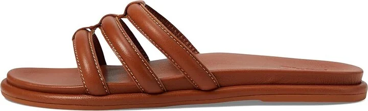 OluKai Tiare Slide Women's Shoes Fox/Fox : 5 B - Medium, Leather - Image 5